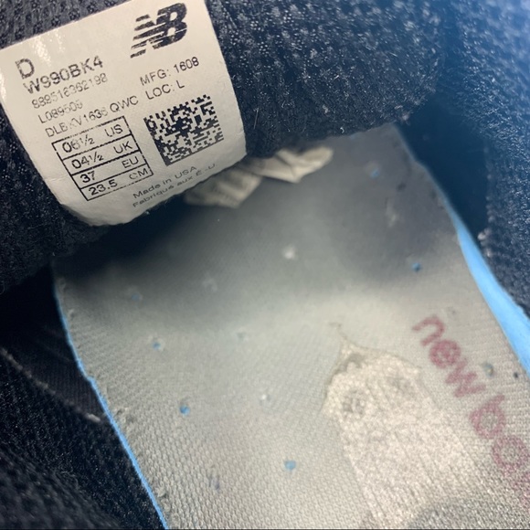 New balance 990v4 Women’s size 6.5 Made in USA Black silver 990 v4 wmns sneakers - Picture 6 of 12